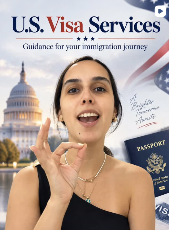 U.S. Visa Services Reel featuring an immigration team member